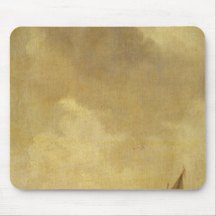 A River Scene, with Fishermen Laying a Net, 1638 Mouse Pad