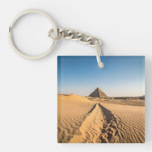 A road to the pyramid keychain
