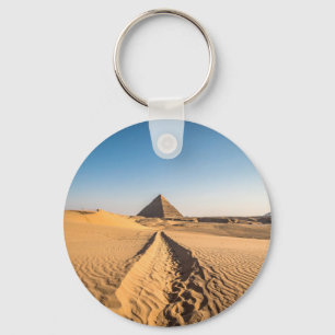 A road to the pyramid keychain