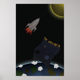 A Rocket to the Moon Poster