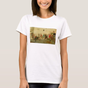 A Roman Street Scene with Musicians and a Performi T-Shirt