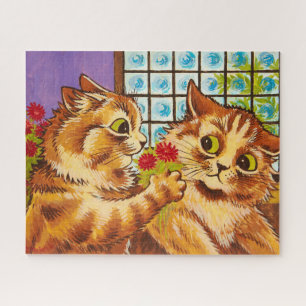 A Romantic Gesture by Louis Wain Jigsaw Puzzle
