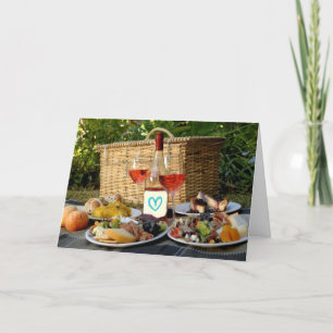 A ROMANTIC PICNIC TO LAST A LIFETIME-TO GROOM CARD