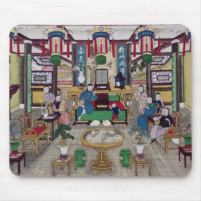 A Room in the House of Mr. Kong, a Peking Merchant Mouse Pad (Front)