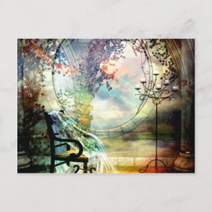 A ROOM OF ONE'S OWN POSTCARD