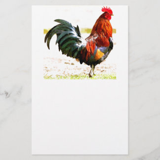 A Rooster Stationery