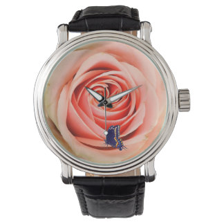A rose and a butterfly watch
