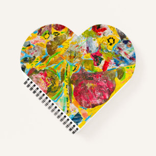 A Rose By Any Other Name heart-shaped notebook