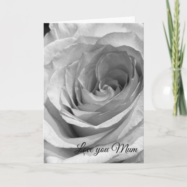 A Rose for Mom Card (Front)