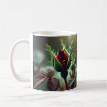 A Rose for You: Elegant Red Floral Mug"