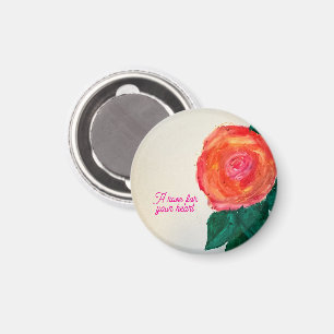 A Rose For Your Heart Magnet