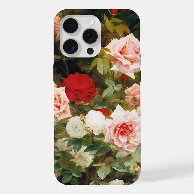 A Rose Garden (1902) iPhone Case (Back)
