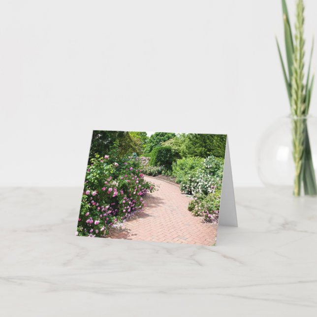 A Rose Garden Path Card (Front)