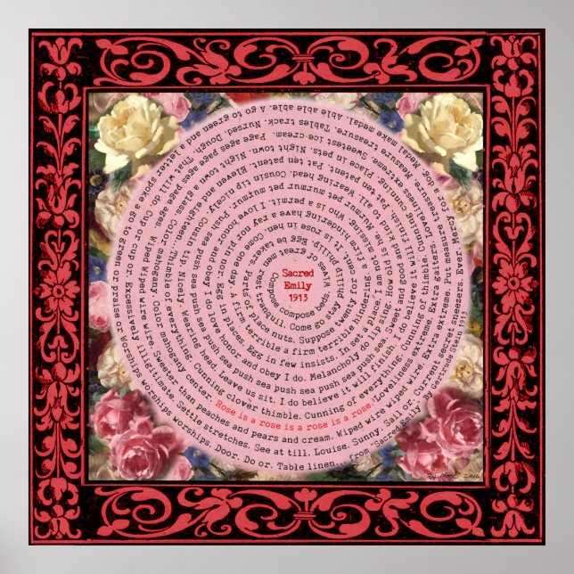 A Rose Is A Rose Is A Rose Poster (Front)