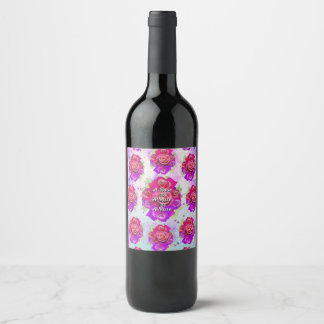 A Rose is a Rose is a Rose Wine Label