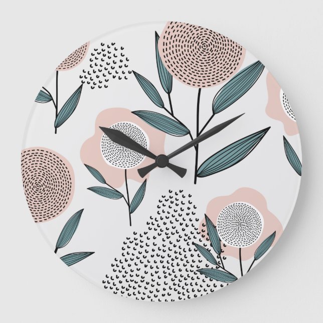 A rose large clock (Front)