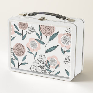 A rose metal lunch box