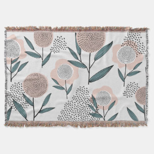 A rose throw blanket