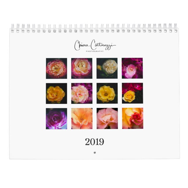A roses calendar 2019 (Back)