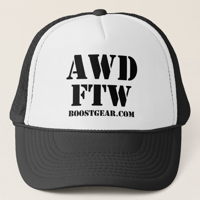À ROUES MOTRICES - casquette de camionneur de FTW (Devant)