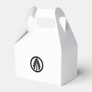 a round bill favor box