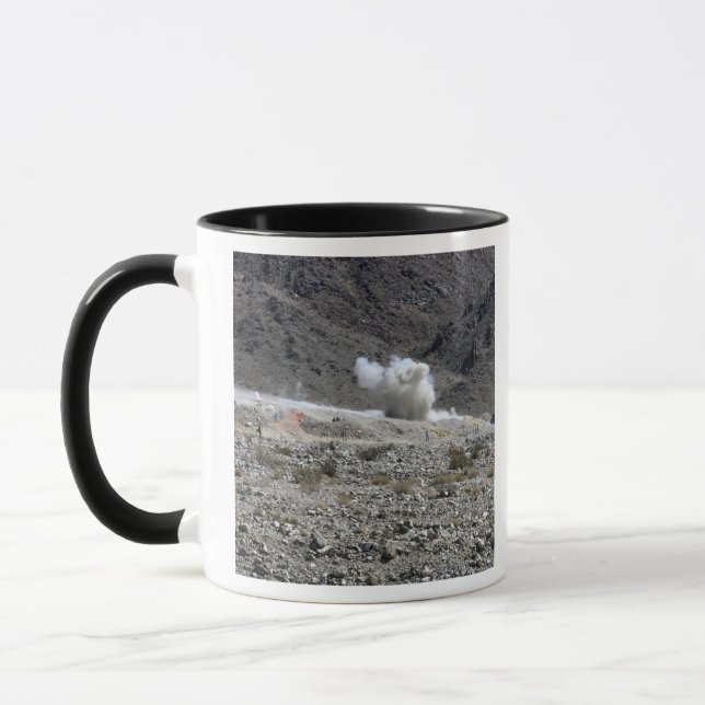 A round from an AT-4 small rocket launcher Mug (Left)