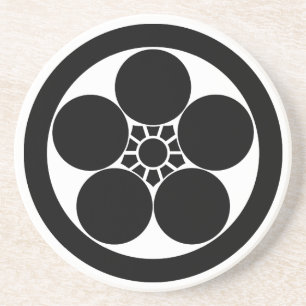 a round plum-pot coaster