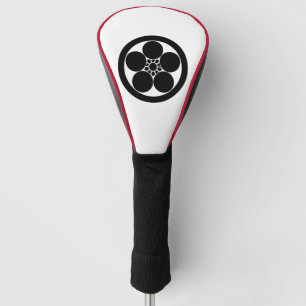 a round plum-pot golf head cover