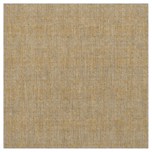 A round rug with a vibrant blend of yellow and ora fabric