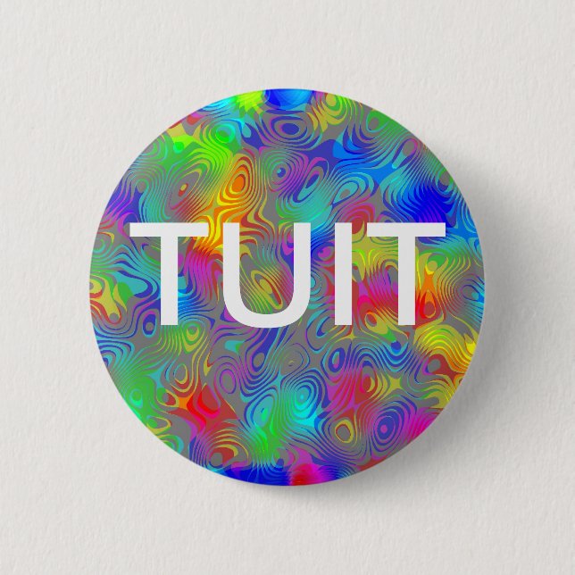 A ROUND TUIT 2 INCH ROUND BUTTON (Front)