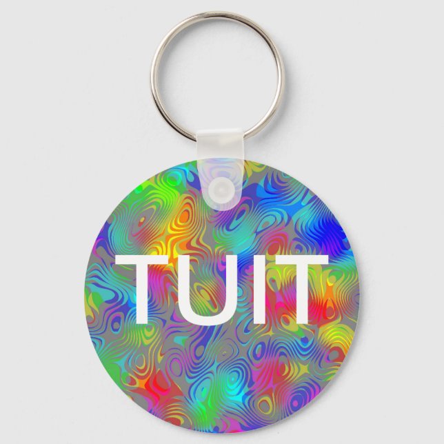 A ROUND TUIT KEYCHAIN (Front)