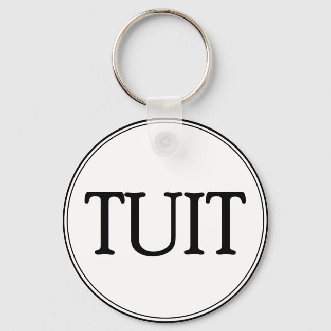 A Round Tuit Keychain (Front)