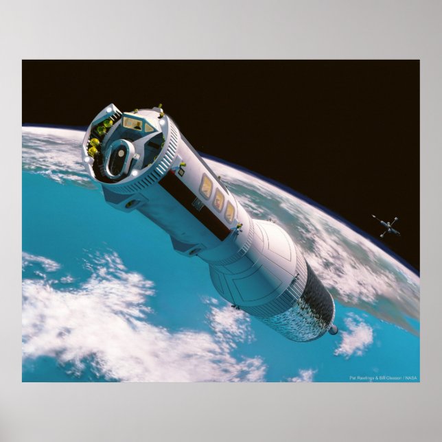 A Routine Flight to the Moon Poster (Front)