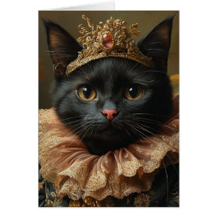 A Royal Black Cat