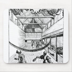 A Royal Game of Tennis in the Jeu de Paume Mouse Pad