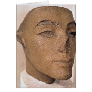 A royal head, possibly of Nefertiti, from