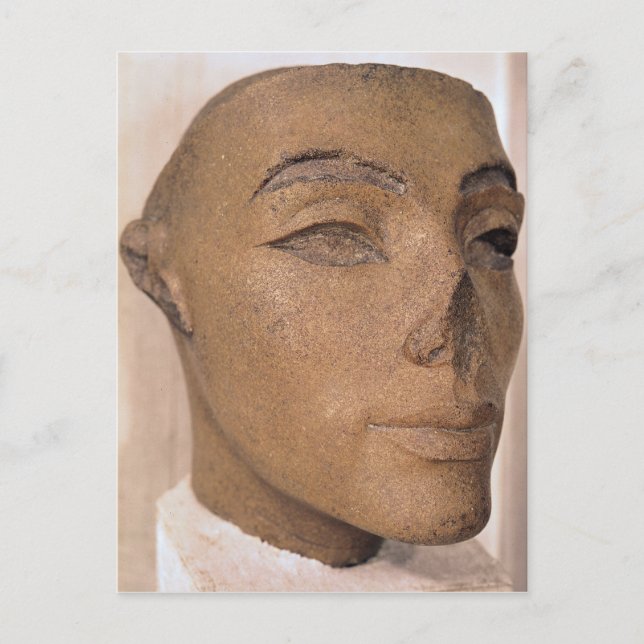 A royal head, possibly of Nefertiti, from Postcard (Front)