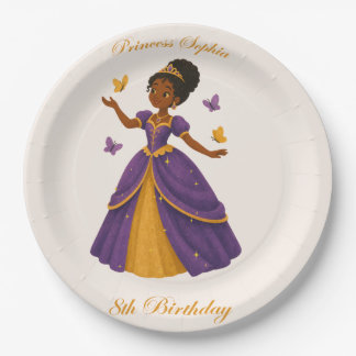 A Royal Princess birthday plate