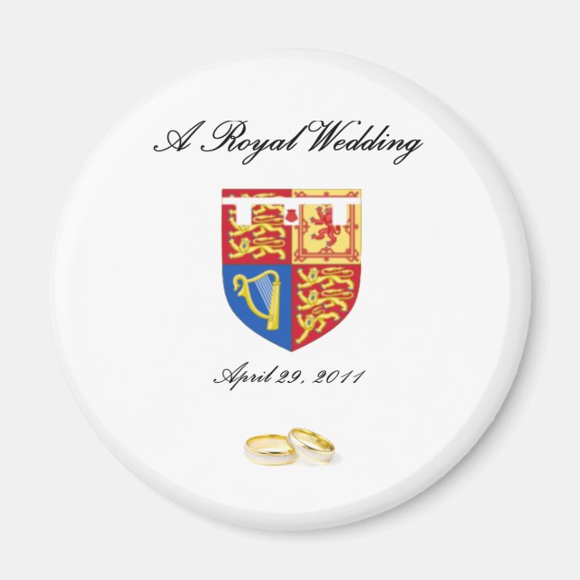 A Royal Wedding Magnet (Front)