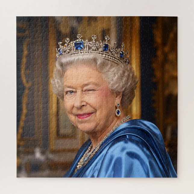A Royal Wink No 2 Jigsaw Puzzle (Vertical)