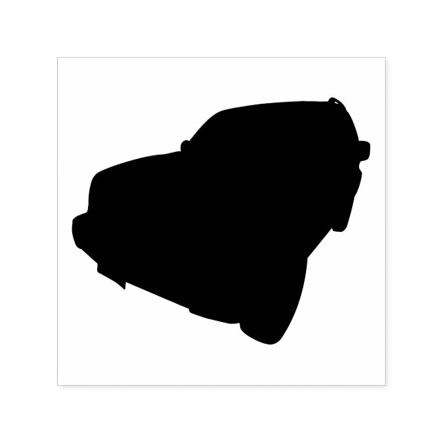 A rubber stamp of a 4x4 (Design)