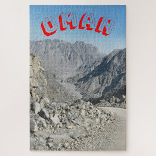 A rugged mountainous landscape.  jigsaw puzzle