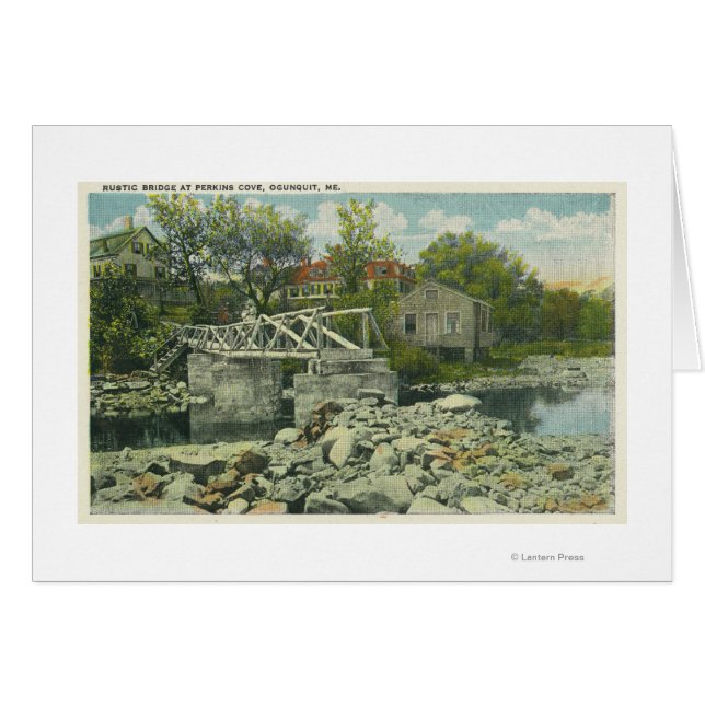 A Rustic Bridge at Perkins Cove Scene (Front Horizontal)