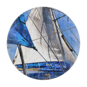 A Sailor Is An Artist And His Medium The Wind Cutting Board