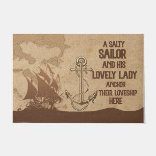 A Salty Sailor And His Lovely Lady Doormat