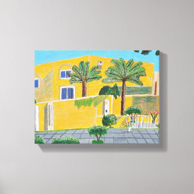 A Salwa Garden Village canvas   (Front)