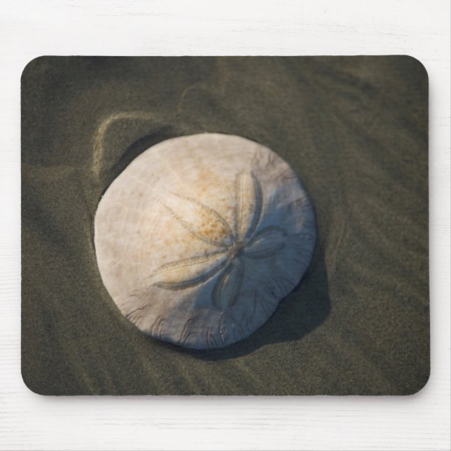 A Sand Dollar On The Beach Mouse Pad (Front)