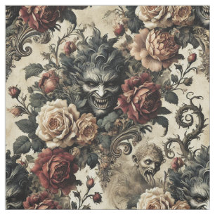 A Savage Sanctum – Gothic Statement Tile Fabric
