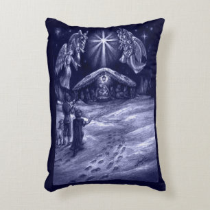 A Saviour is Born! Accent Pillow