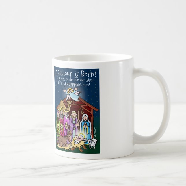A Saviour is Born! - Coffee Mug (Right)